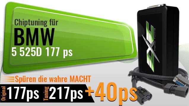Chiptuning Bmw 5 525D 177 ps