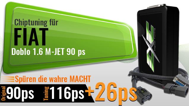 Chiptuning Fiat Doblo 1.6 M-JET 90 ps
