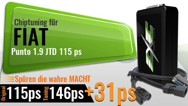 Chiptuning Fiat Punto 1.9 JTD 115 ps