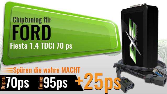 Chiptuning Ford Fiesta 1.4 TDCI 70 ps