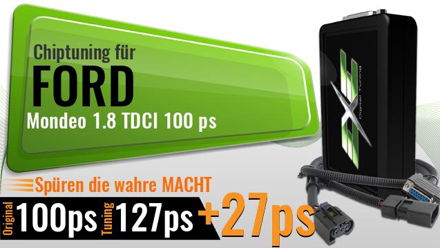 Chiptuning Ford Mondeo 1.8 TDCI 100 ps