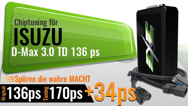 Chiptuning Isuzu D-Max 3.0 TD 136 ps
