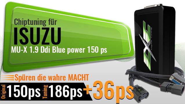 Chiptuning Isuzu MU-X 1.9 Ddi Blue power 150 ps