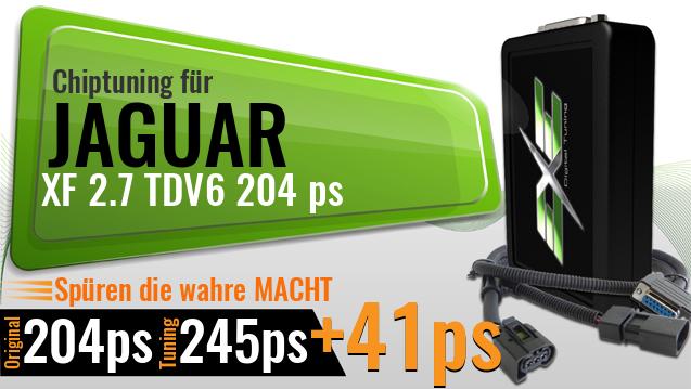 Chiptuning Jaguar XF 2.7 TDV6 204 ps