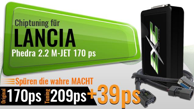 Chiptuning Lancia Phedra 2.2 M-JET 170 ps