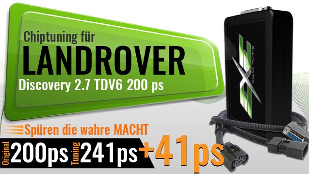 Chiptuning Landrover Discovery 2.7 TDV6 200 ps