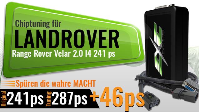 Chiptuning Landrover Range Rover Velar 2.0 I4 241 ps Chiptuning Landrover Range Rover Velar 2.0 I4 241 ps