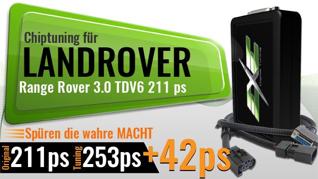 Chiptuning Landrover Range Rover 3.0 TDV6 211 ps