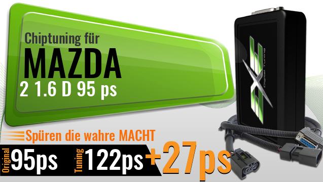 Chiptuning Mazda 2 1.6 D 95 ps