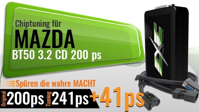 Chiptuning Mazda BT50 3.2 CD 200 ps