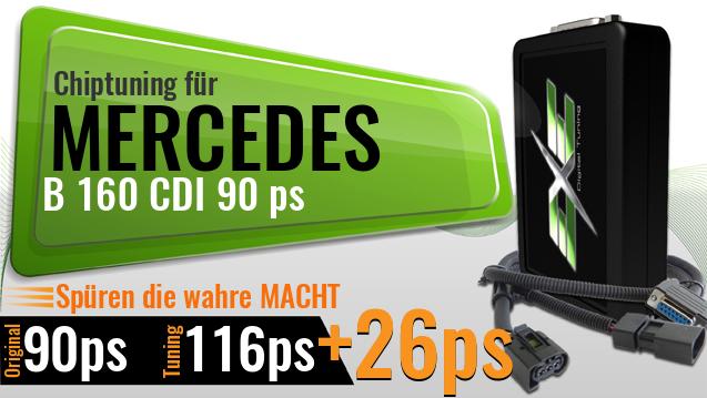 Chiptuning Mercedes B 160 CDI 90 ps