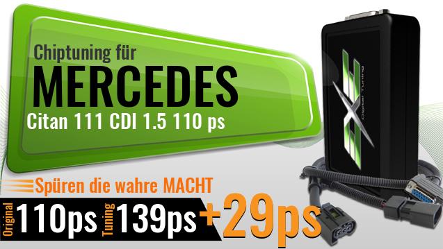 Chiptuning Mercedes Citan 111 CDI 1.5 110 ps