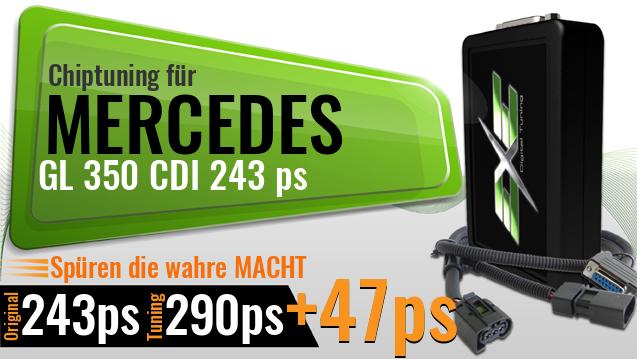 Chiptuning Mercedes GL 350 CDI 243 ps