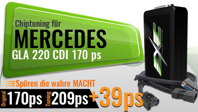Chiptuning Mercedes GLA 220 CDI 170 ps Chiptuning Mercedes GLA 220 CDI 170 ps