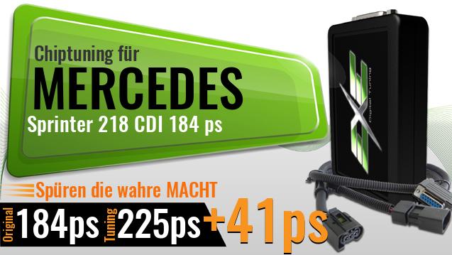 Chiptuning Mercedes Sprinter 218 CDI 184 ps