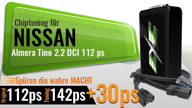 Chiptuning Nissan Almera Tino 2.2 DCI 112 ps