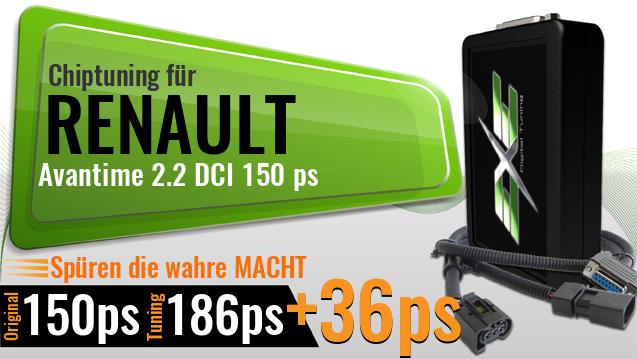 Chiptuning Renault Avantime 2.2 DCI 150 ps