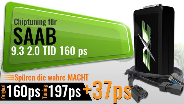 Chiptuning Saab 9.3 2.0 TID 160 ps