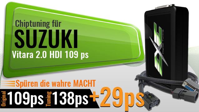 Chiptuning Suzuki Vitara 2.0 HDI 109 ps