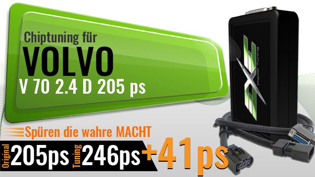 Chiptuning Volvo V 70 2.4 D 205 ps