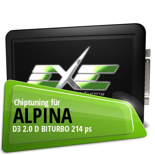 Chiptuning Alpina D3 2.0 D BITURBO 214 ps
