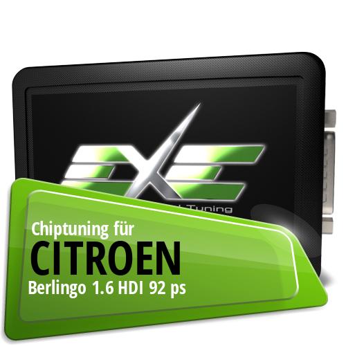Chiptuning Citroen Berlingo 1.6 HDI 92 ps