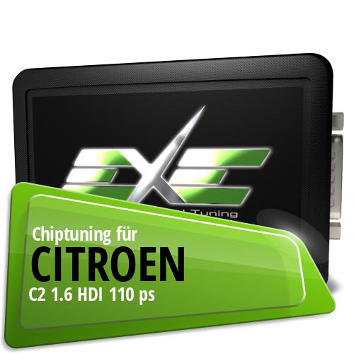 Chiptuning Citroen C2 1.6 HDI 110 ps