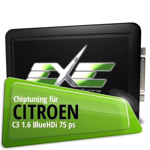 Chiptuning Citroen C3 1.6 BlueHDi 75 ps