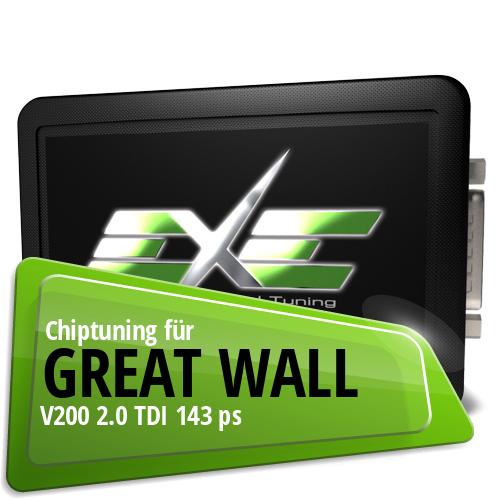 Chiptuning Great Wall V200 2.0 TDI 143 ps