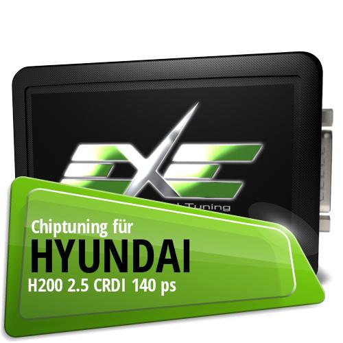 Chiptuning Hyundai H200 2.5 CRDI 140 ps