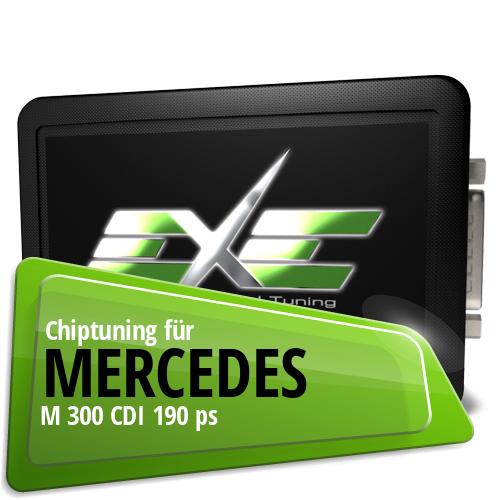 Chiptuning Mercedes M 300 CDI 190 ps