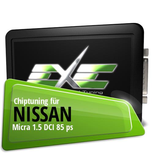 Chiptuning Nissan Micra 1.5 DCI 85 ps