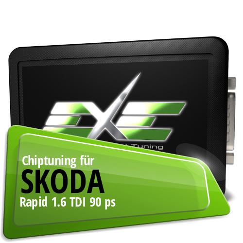 Chiptuning Skoda Rapid 1.6 TDI 90 ps