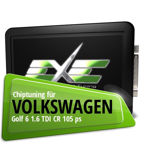 Chiptuning Volkswagen Golf 6 1.6 TDI CR 105 ps